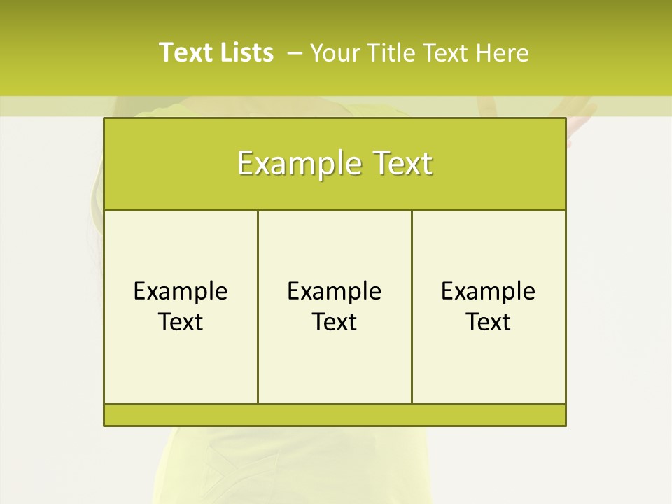Hair Beauty Person PowerPoint Template