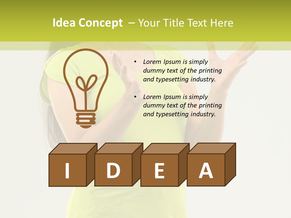 Hair Beauty Person PowerPoint Template