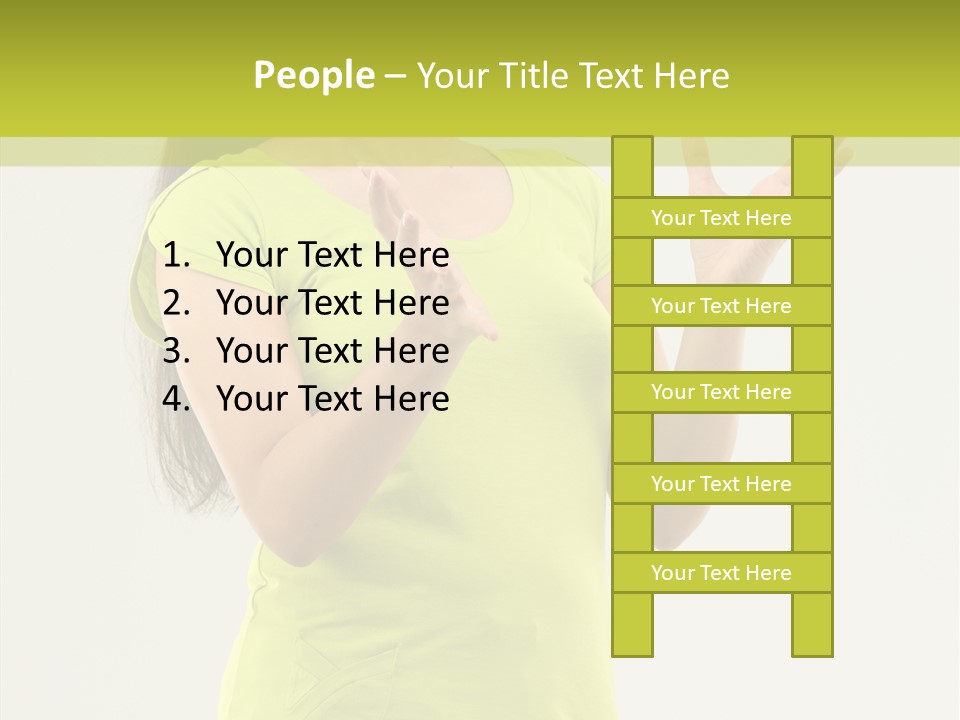 Hair Beauty Person PowerPoint Template