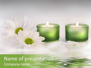 Dreamy Candle Renew PowerPoint Template