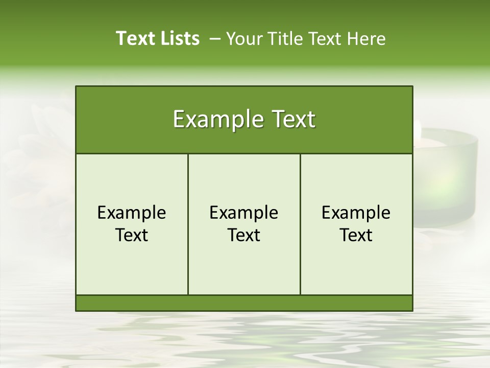 Dreamy Candle Renew PowerPoint Template