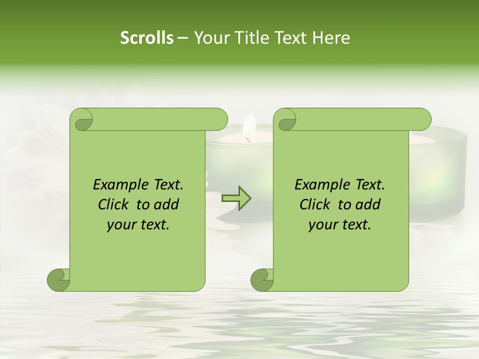 Dreamy Candle Renew PowerPoint Template