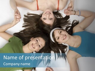 Togetherness Cute Group PowerPoint Template