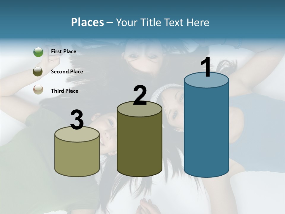 Togetherness Cute Group PowerPoint Template