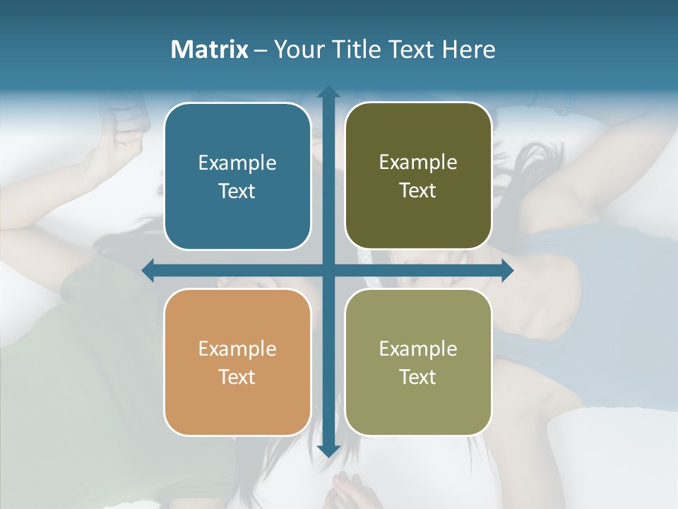 Togetherness Cute Group PowerPoint Template