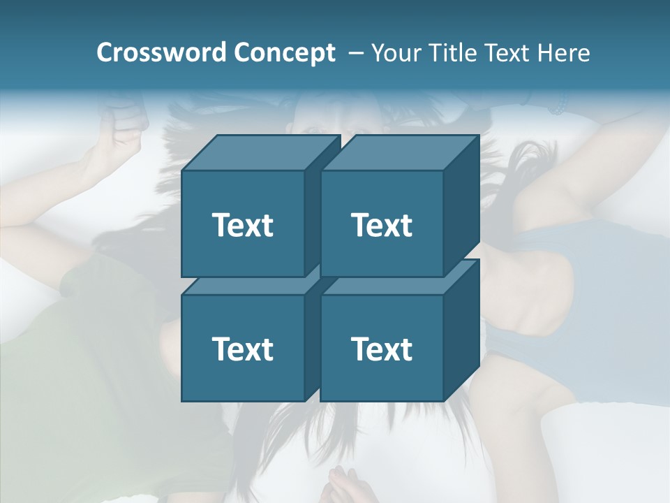 Togetherness Cute Group PowerPoint Template