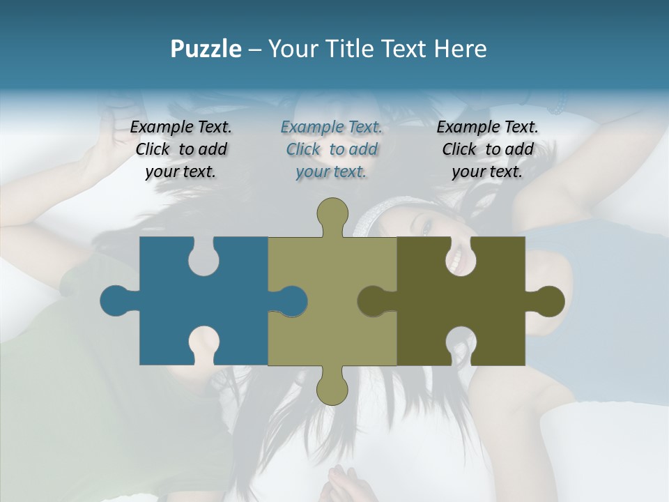 Togetherness Cute Group PowerPoint Template