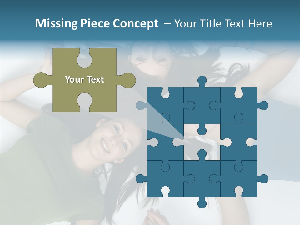 Togetherness Cute Group PowerPoint Template