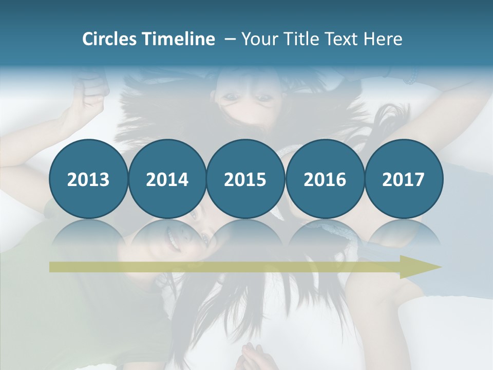 Togetherness Cute Group PowerPoint Template