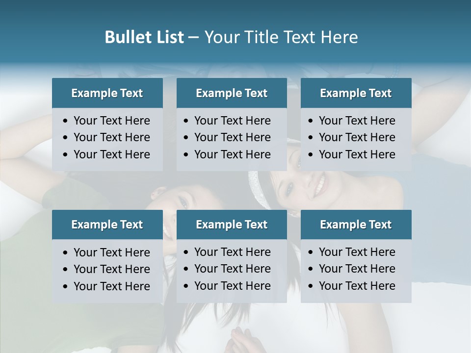 Togetherness Cute Group PowerPoint Template