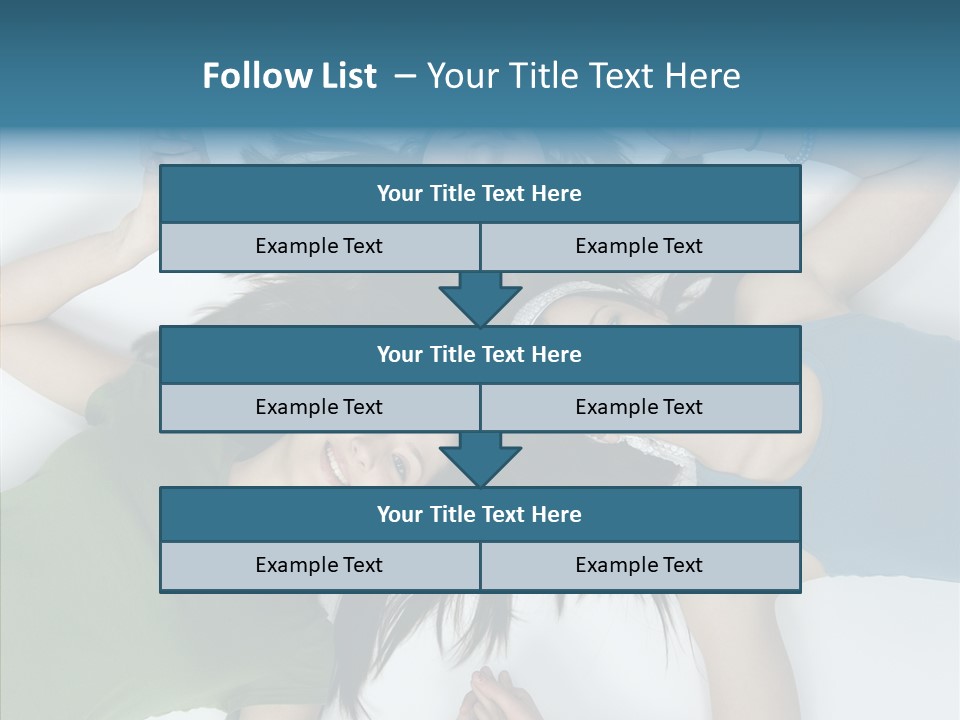 Togetherness Cute Group PowerPoint Template