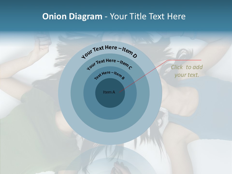 Togetherness Cute Group PowerPoint Template