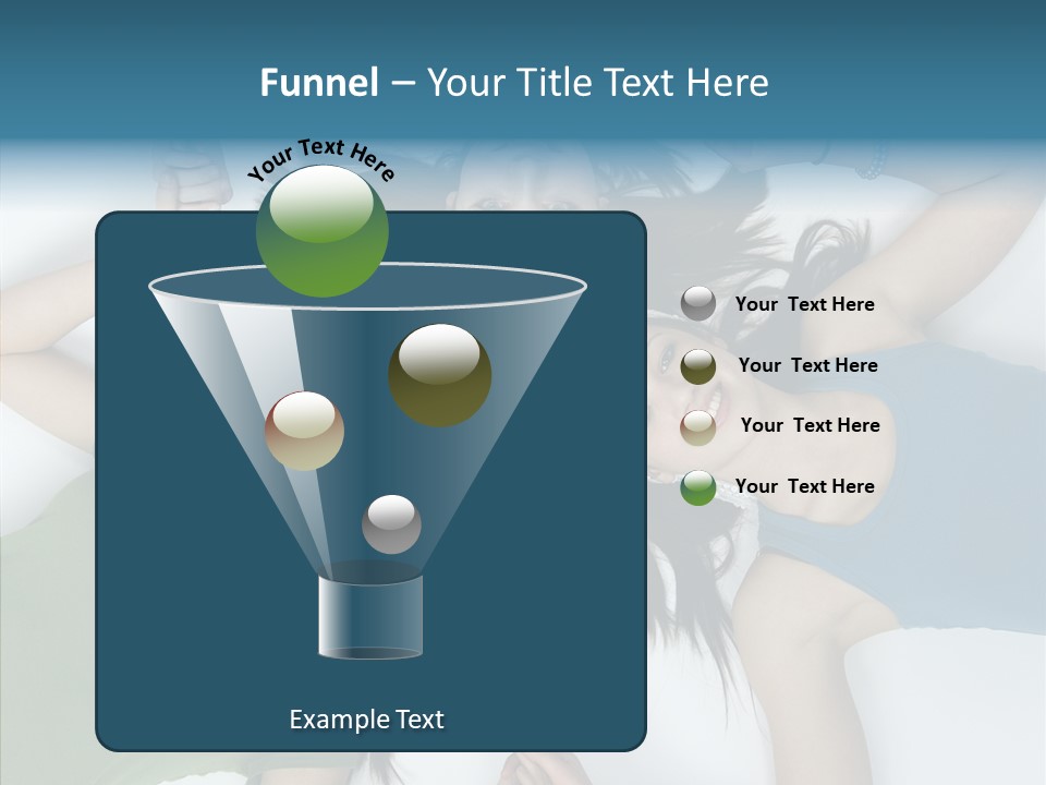 Togetherness Cute Group PowerPoint Template
