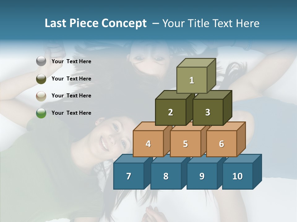 Togetherness Cute Group PowerPoint Template