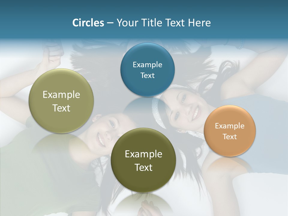 Togetherness Cute Group PowerPoint Template