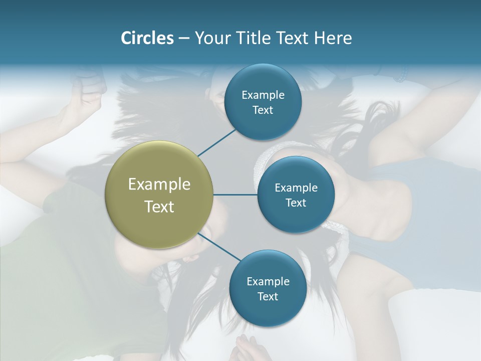 Togetherness Cute Group PowerPoint Template