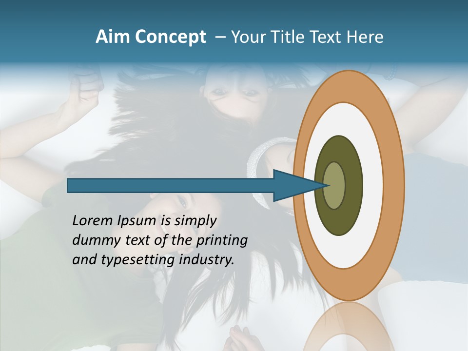 Togetherness Cute Group PowerPoint Template