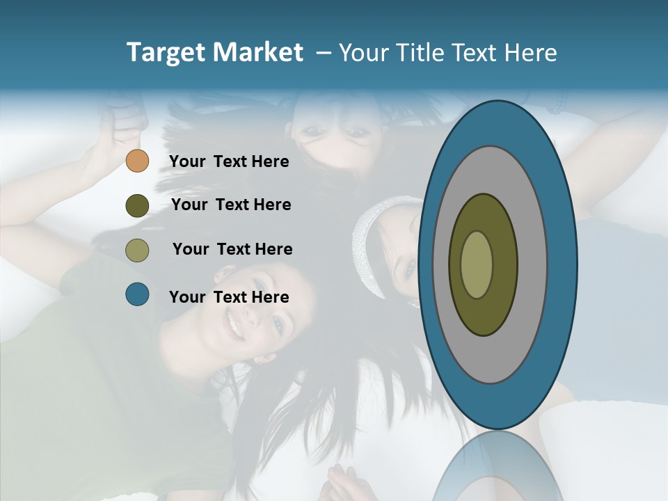 Togetherness Cute Group PowerPoint Template