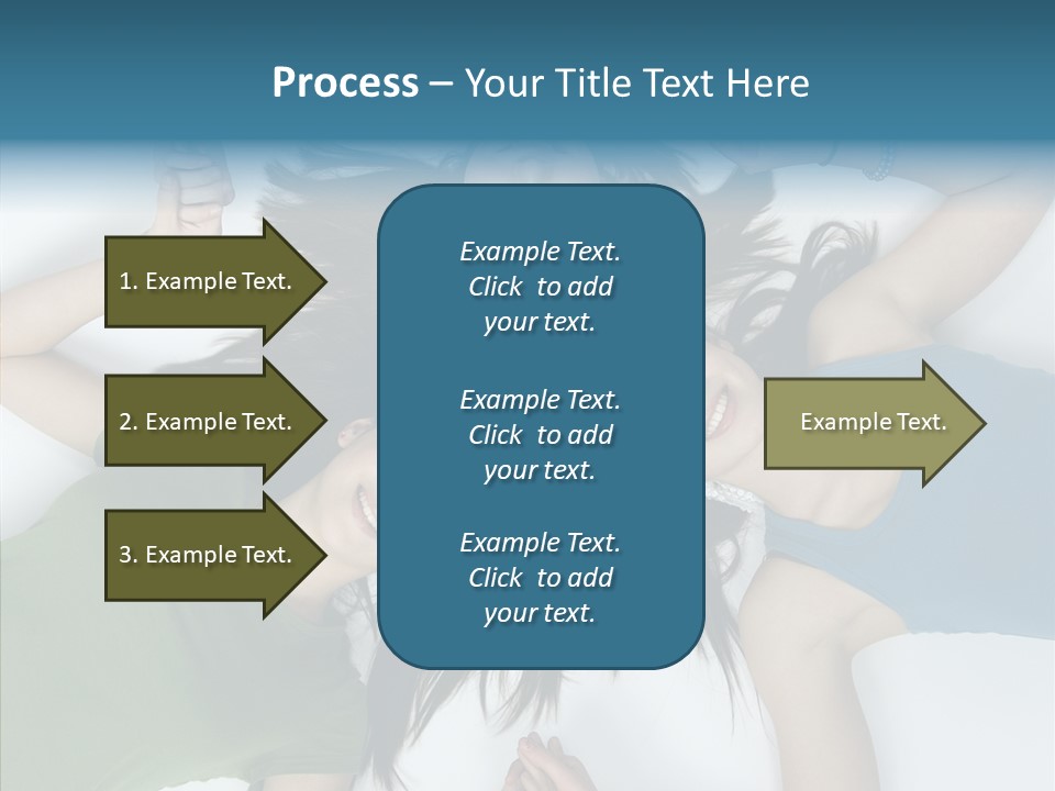 Togetherness Cute Group PowerPoint Template