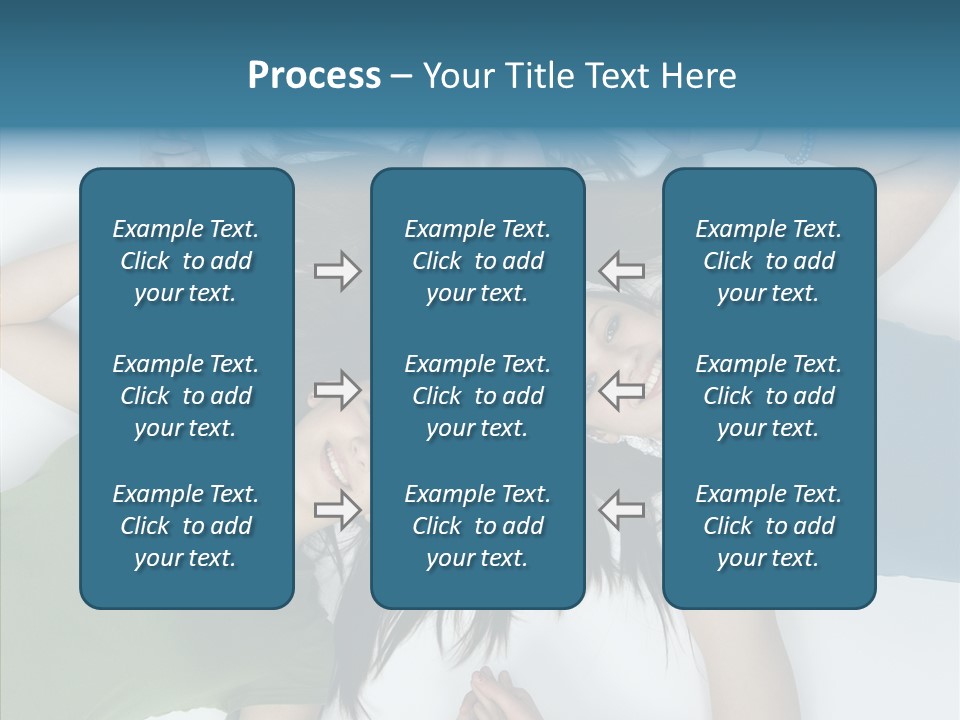 Togetherness Cute Group PowerPoint Template
