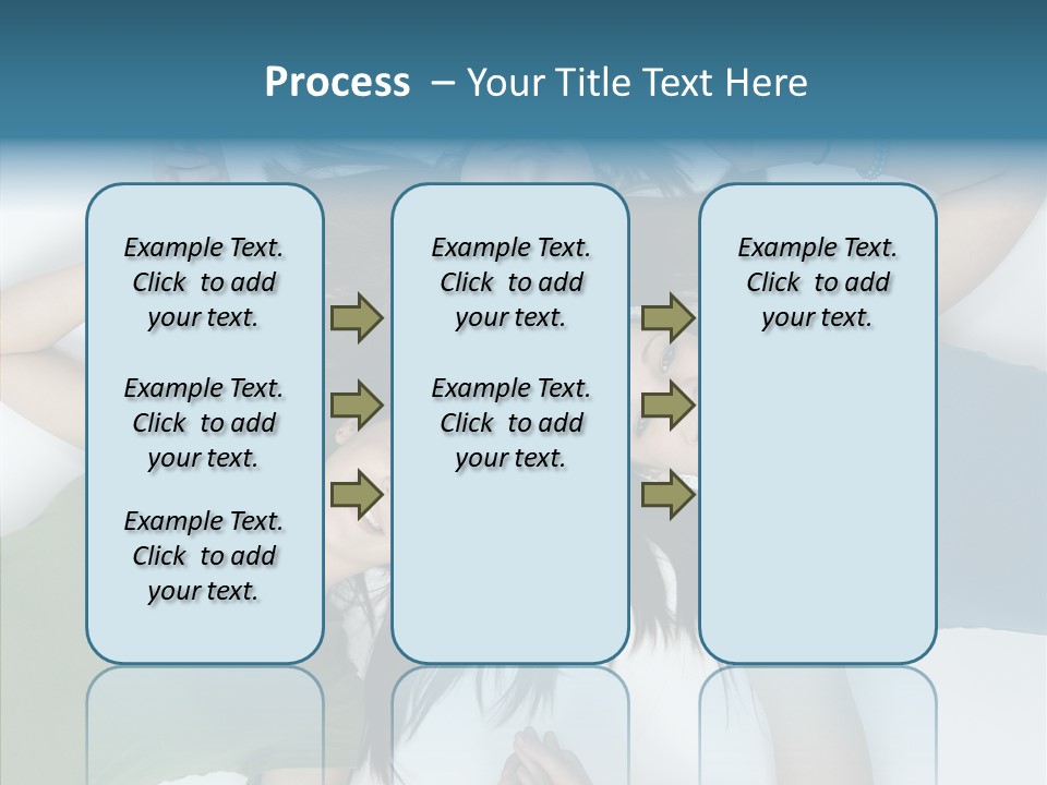 Togetherness Cute Group PowerPoint Template
