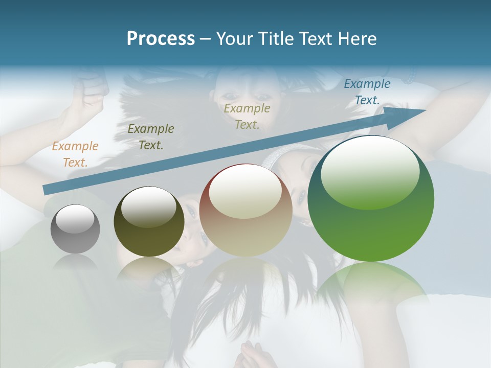 Togetherness Cute Group PowerPoint Template