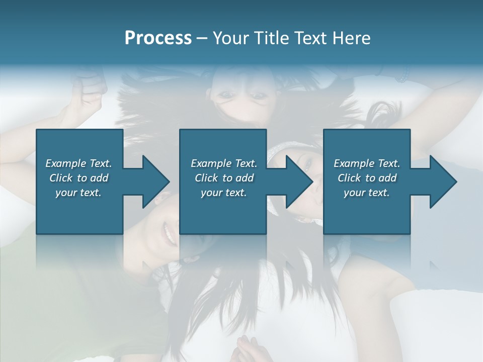 Togetherness Cute Group PowerPoint Template