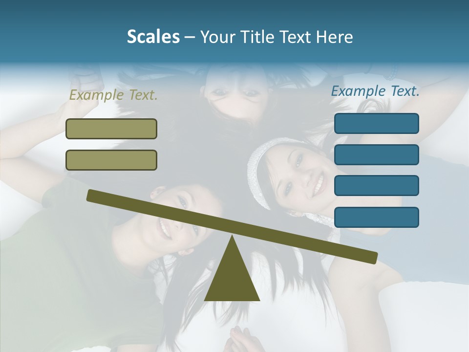 Togetherness Cute Group PowerPoint Template