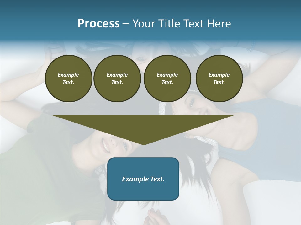 Togetherness Cute Group PowerPoint Template