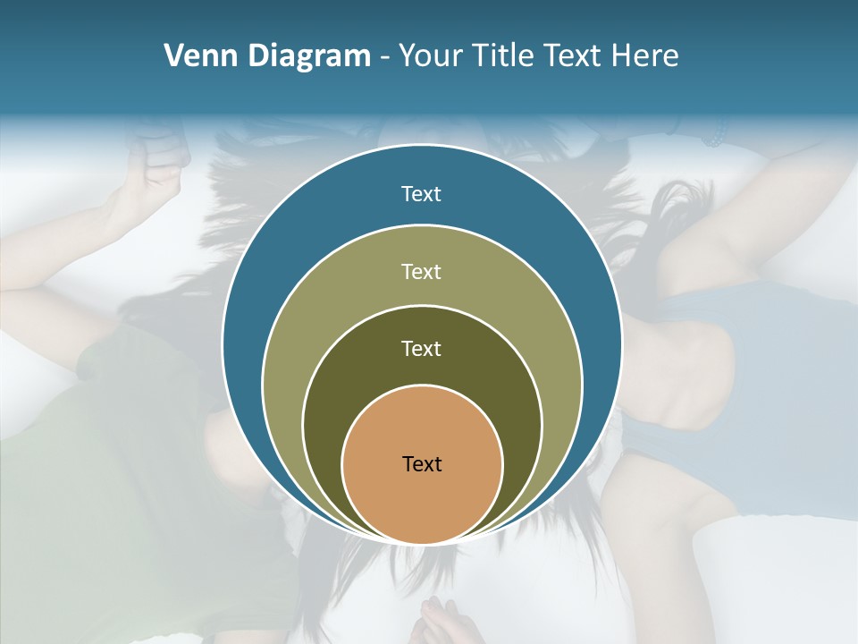 Togetherness Cute Group PowerPoint Template