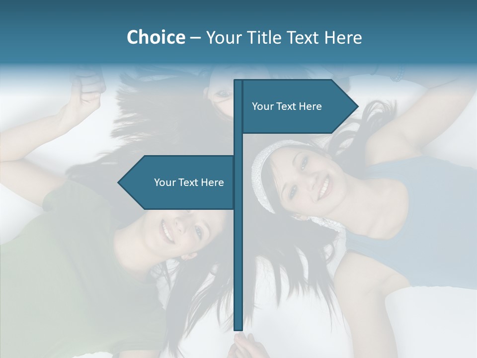Togetherness Cute Group PowerPoint Template