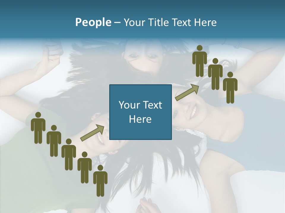 Togetherness Cute Group PowerPoint Template