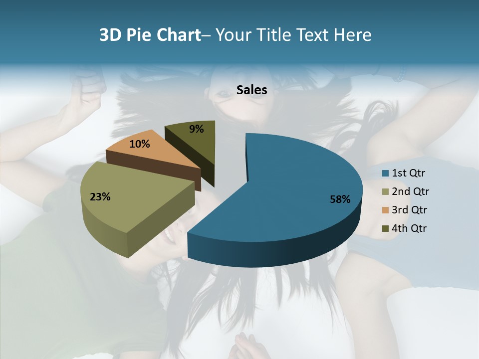 Togetherness Cute Group PowerPoint Template