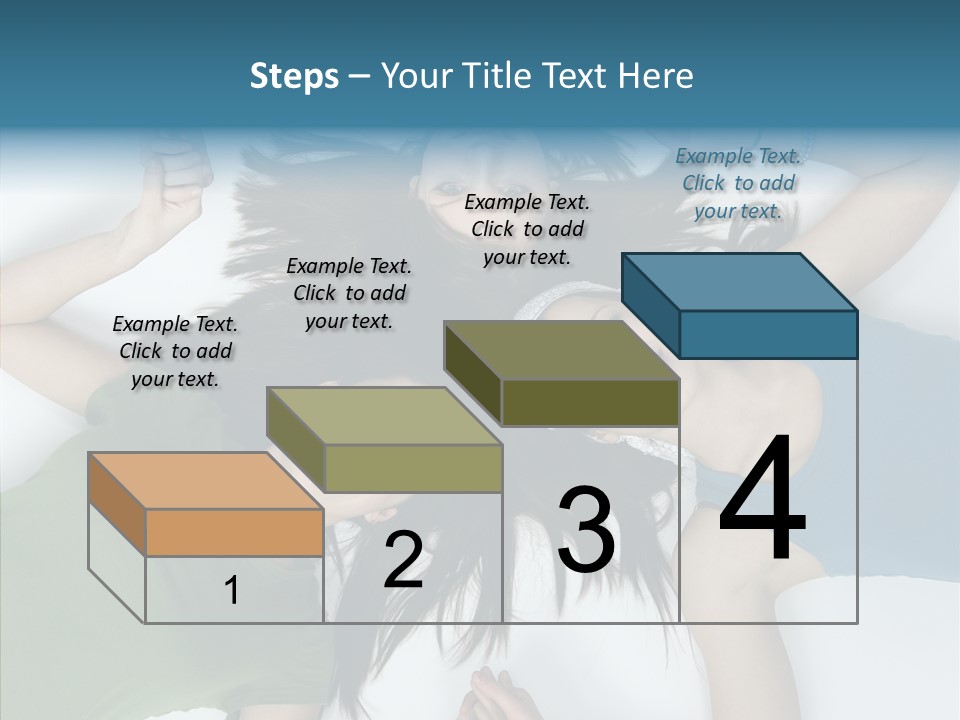 Togetherness Cute Group PowerPoint Template