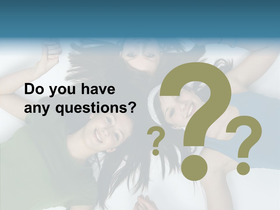 Togetherness Cute Group PowerPoint Template