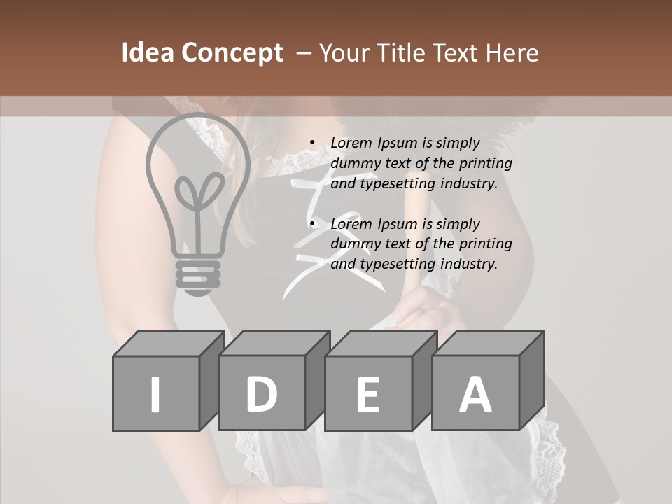 Feather Female Smooth PowerPoint Template