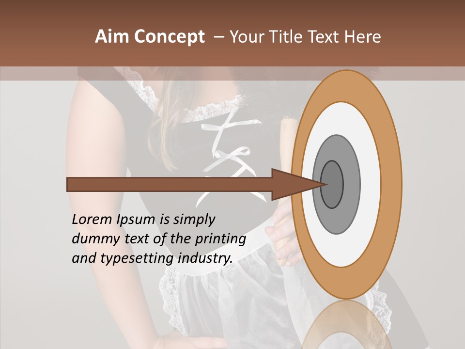 Feather Female Smooth PowerPoint Template