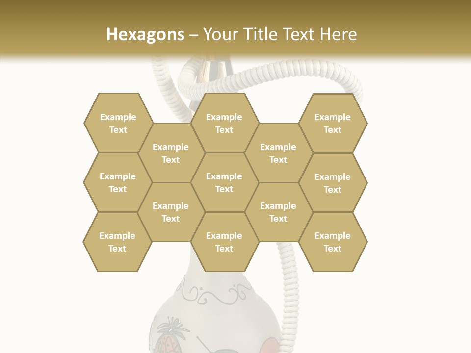 Ornament Hookah Smoke PowerPoint Template