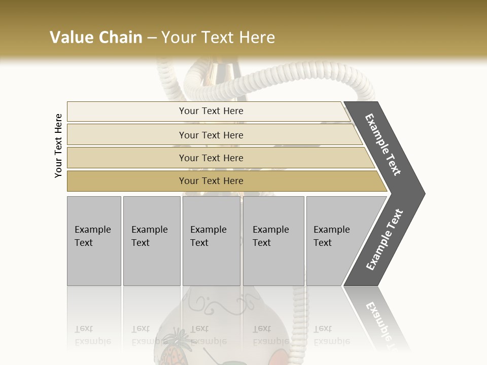 Ornament Hookah Smoke PowerPoint Template