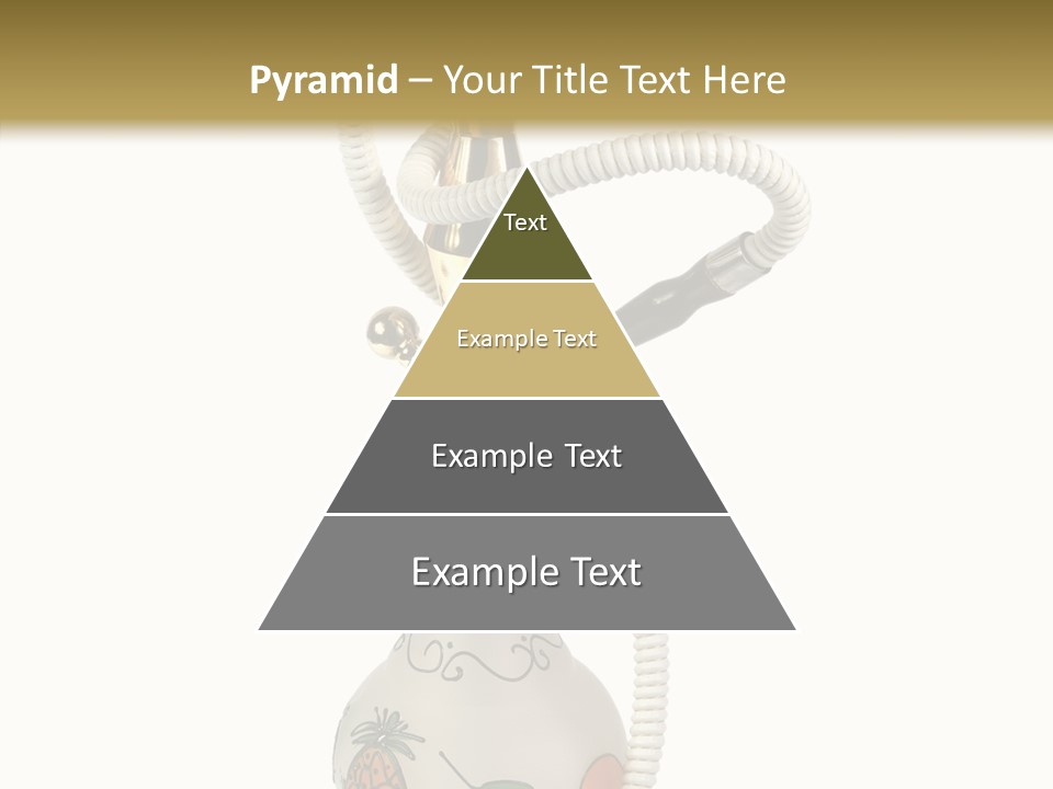 Ornament Hookah Smoke PowerPoint Template