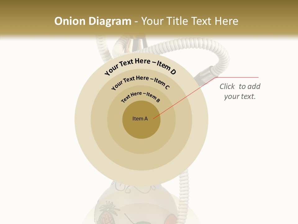Ornament Hookah Smoke PowerPoint Template