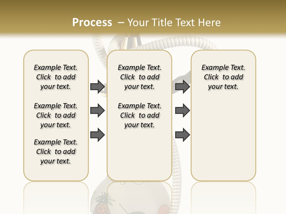 Ornament Hookah Smoke PowerPoint Template
