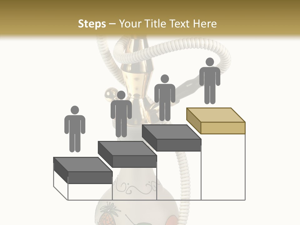 Ornament Hookah Smoke PowerPoint Template