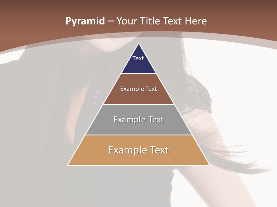 Beautiful Girl Brown PowerPoint Template