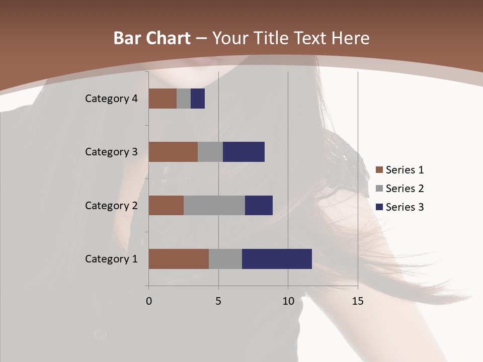 Beautiful Girl Brown PowerPoint Template