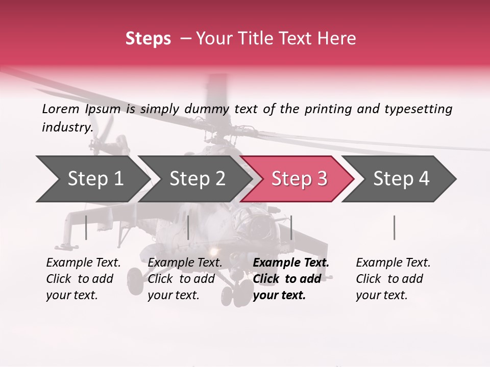 Rocket Defense Gun PowerPoint Template
