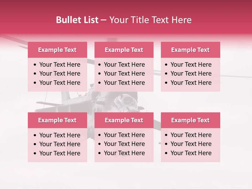 Rocket Defense Gun PowerPoint Template