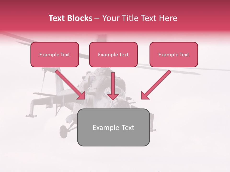 Rocket Defense Gun PowerPoint Template