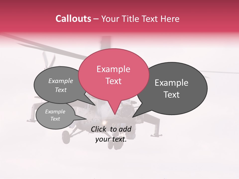 Rocket Defense Gun PowerPoint Template