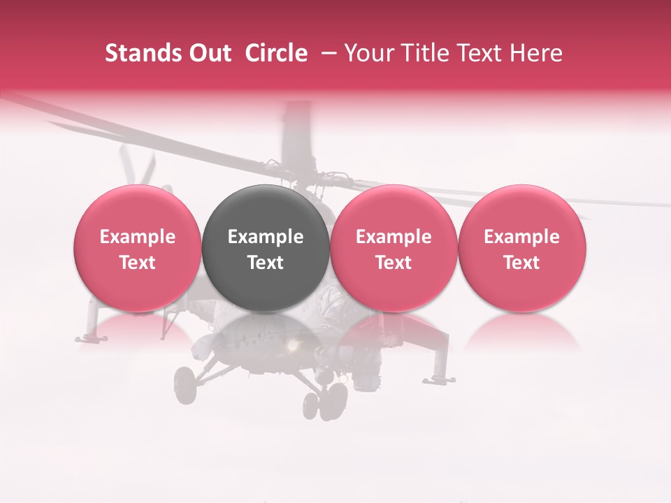 Rocket Defense Gun PowerPoint Template